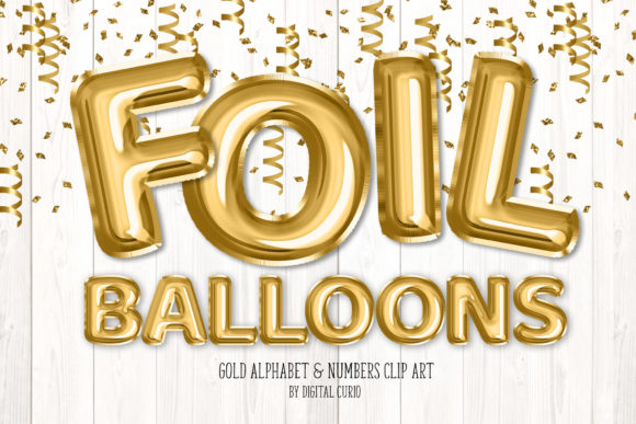 Download Gold Foil Balloon Alphabet Clipart - Balloon Collection