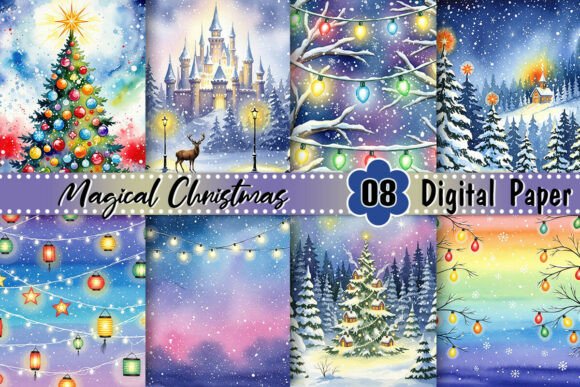 Download Magical Christmas Background - Magical christmas background Collection