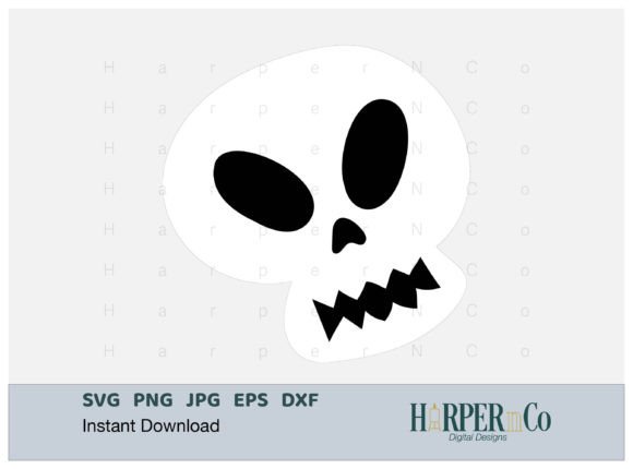 Download Halloween Skully, Trick or Treat PNG DXF - Skull Collection