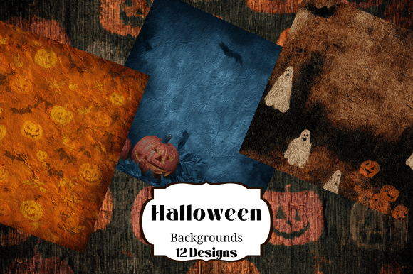 Download 12 Halloween Backgrounds Scrapbooking - Scrapbooking Collection
