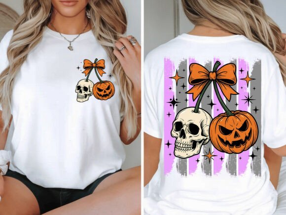 Download Scary Pumpkin Skull Halloween Shirt Png - Skull Collection